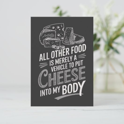 チーズ好き カード (スタンド正面)