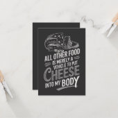 チーズ好き カード (正面/裏面インサイチュ)