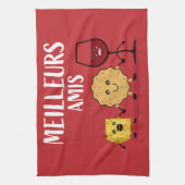 チーズ好フランスのき キッチンタオル (縦)