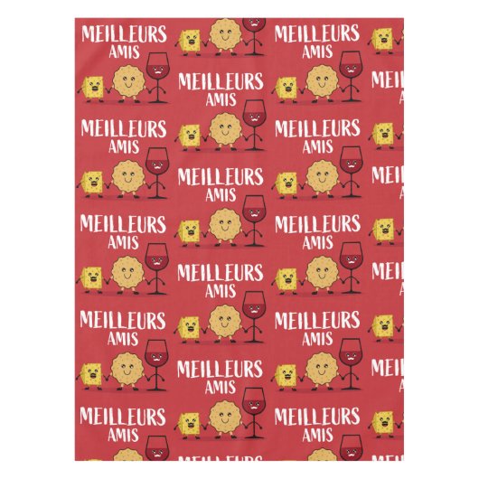 チーズ好フランスのき テーブルクロス (正面)