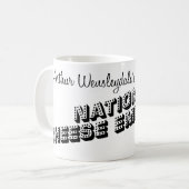 チーズ店のスケッチのマグ コーヒーマグカップ (正面左)