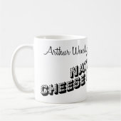 チーズ店のスケッチのマグ コーヒーマグカップ (左)