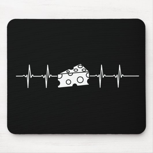 チーズ心拍 マウスパッド (正面)