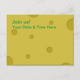 チーズ招待状 インビテーションポストカード