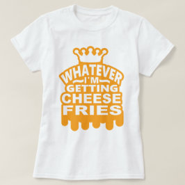 チーズ揚げ物 Tシャツ