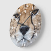 チーズ時計 ラージ壁時計 (傾斜)