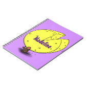 チーズ漫画イラストレーション付き可愛いマウス ノートブック (左側)