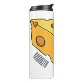 チーズ漫画イラストレーション タンブラー (回転左)