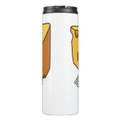 チーズ漫画イラストレーション タンブラー (裏面)