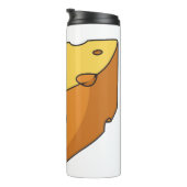 チーズ漫画イラストレーション タンブラー (回転右)