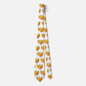 チーズ漫画イラストレーション ネクタイ (正面)