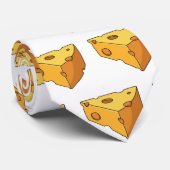チーズ漫画イラストレーション ネクタイ (ロール)