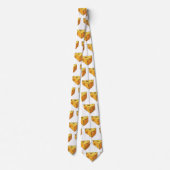チーズ漫画イラストレーション ネクタイ (裏面)