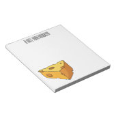 チーズ漫画イラストレーション ノートパッド (アングル)