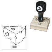 チーズ漫画イラストレーション ラバースタンプ (押印)