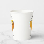 チーズ漫画イラストレーション 紙コップ (左)