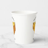 チーズ漫画イラストレーション 紙コップ (右)