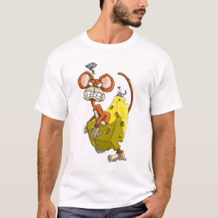 チーズ猿はワイシャツをからかいます Tシャツ