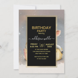 チーズ王室のの玉座で夢を見る牛 招待状