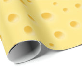 チーズ現物チェダおもしろいーチーズ ラッピングペーパー (ロールコーナー)