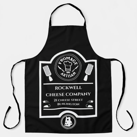 チーズ生産者 エプロン (正面)