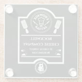 チーズ生産者 ガラスコースター (裏面)