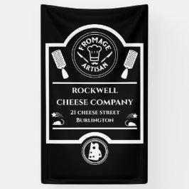 チーズ生産者 横断幕