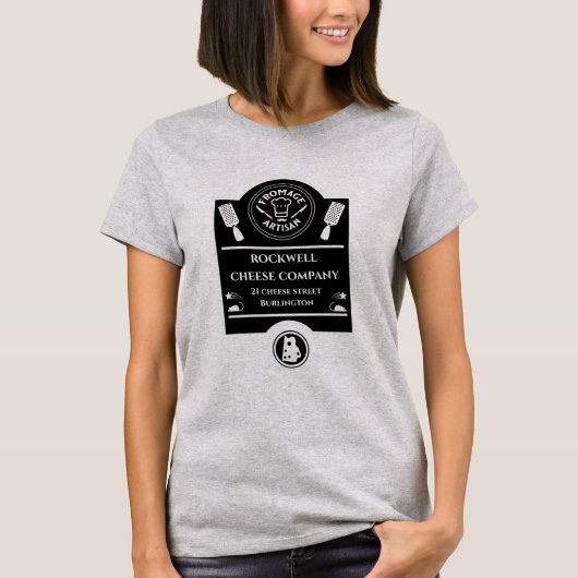 チーズ生産者 Tシャツ (正面)