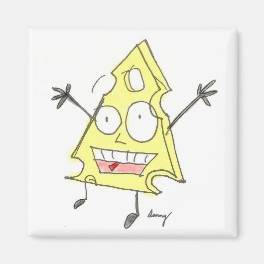 チーズ磁石 マグネット (正面)