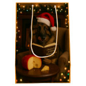 チーズ税のクリスマスギフトバッグ - Tervuren ミディアムペーパーバッグ (裏面)