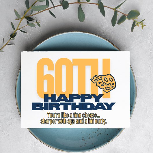 チーズ素晴らし大人の誕生日カード シーズンカード