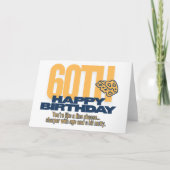 チーズ素晴らし大人の誕生日カード シーズンカード (正面)