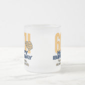 チーズ素晴らし大人の誕生日 フロストグラスマグカップ (中央)