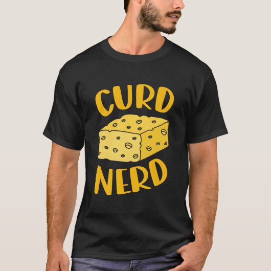 チーズ試食はカッテージチーズのオタク Tシャツ (正面)
