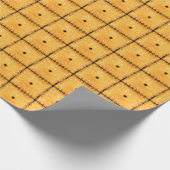 チーズ軽食のギフト用包装紙 ラッピングペーパー (角)