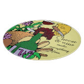 チーズ・アンド・ワイン愛好家引用文 カッティングボード (角)