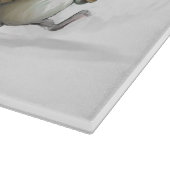 チーズ（オリーブ付き）の切断板を持ち込む カッティングボード (角)