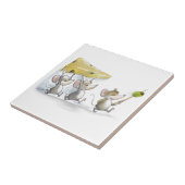 チーズ(オリーブ付き)タイルを持ち込む タイル (側面)