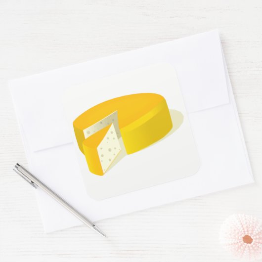 チーズ スクエアシール (封筒)