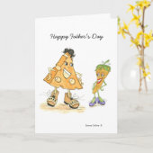 チーズ＆ペッパー 父の日 カード (黄色い花)