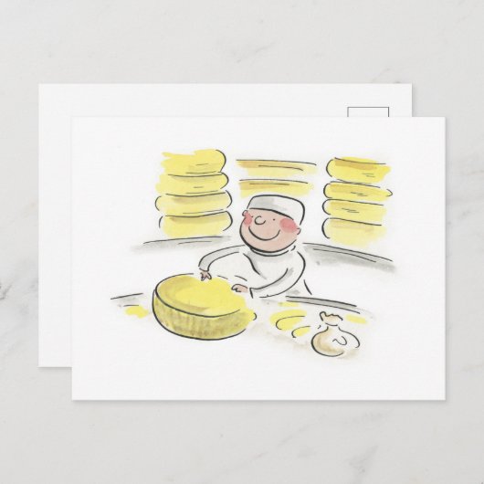 チーズ ポストカード (正面/裏面)