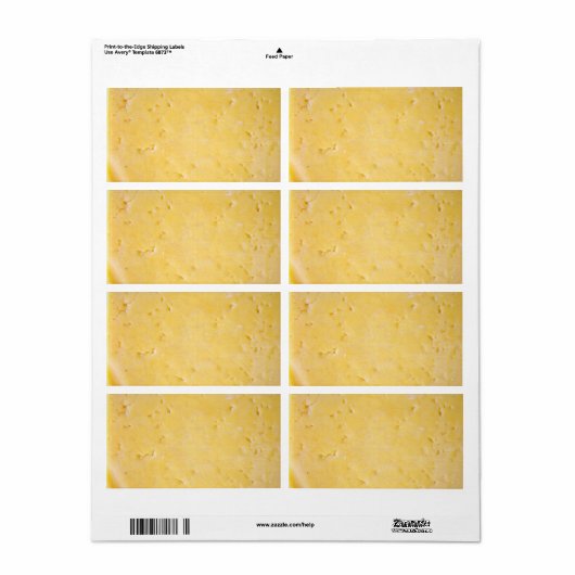 チーズ ラベル (フルシート)