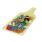 チーズ&ワインラバーズイラストレーション カッティングボード (角)