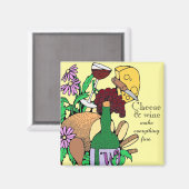 チーズ&ワインラバーズ引用文 マグネット (正面/裏面)
