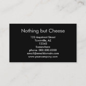チーズ 名刺 (裏面)