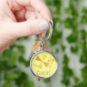 チーズKeychain キーホルダー (手)