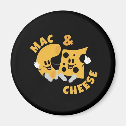 チーズMac&チーズギフトおもしろいアイディア マグネット (正面)