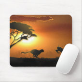 チータおよびガゼルのマウスパッド マウスパッド (マウス)