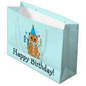 チータのカブスのハッピーバースデー ラージペーパーバッグ (正面アングル)
