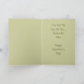 チータのバレンタインカード シーズンカード (内部)